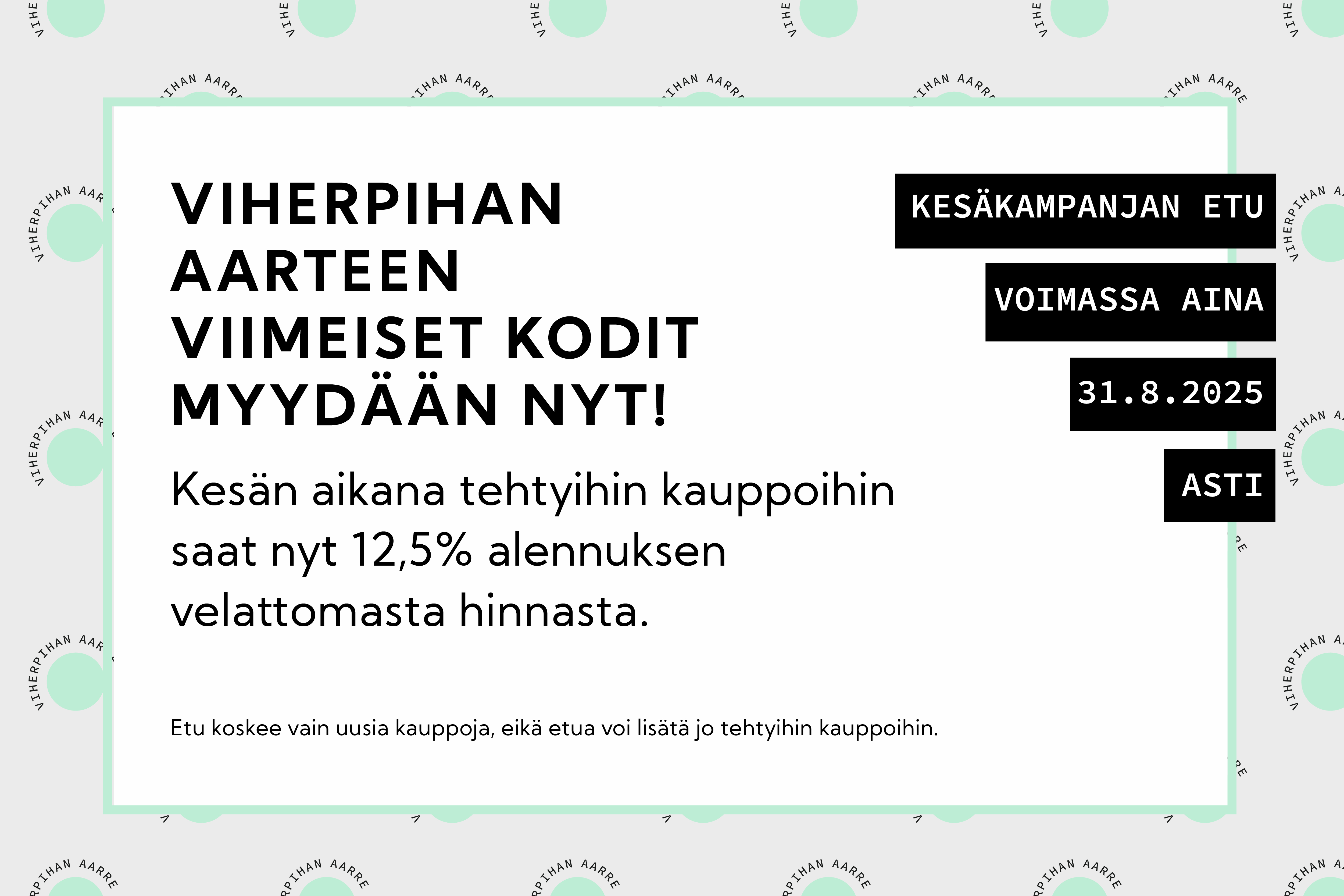 Kesäetukampanja 2025